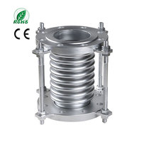 Compensateur axial à soufflet à brides en acier inoxydable 304 avec tirants pour pipeline industriel