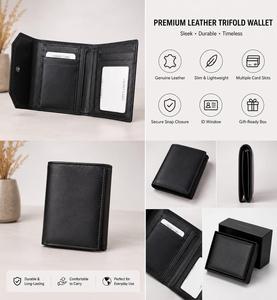 Cartera de Cuero de Lujo para Hombre con Diseño Bifold Resistente, Disponible para la Venta desde India - Product Image 4