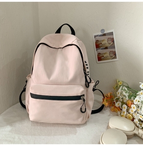 <span class=keywords><strong>Zaino</strong></span> Impermeabile alla Moda con Chiusura a Cerniera, Design Minimalista, Leggero e Spazioso per Pendolarismo, Viaggi e Uso Quotidiano - Product Image 3