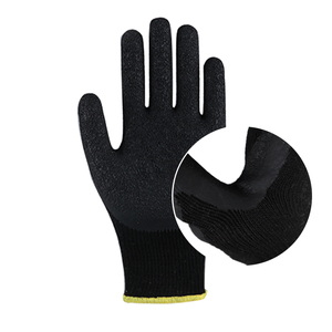 Gants en <span class=keywords><strong>latex</strong></span> noir antidérapants, résistants aux déchirures, durables, usage général - Product Image 5