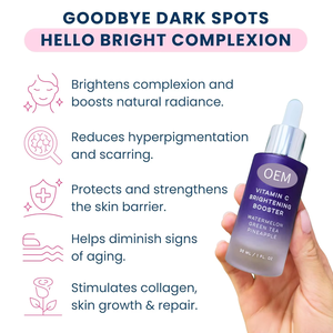 Sérum Visage Anti-Âge OEM Vitamine C Éclaircissant Booster Vitamines K Collagène pour Réduire les Rides, les Taches et l'<span class=keywords><strong>Acné</strong></span> - Product Image 2