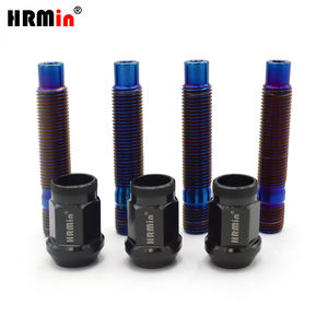 रंगीन ग्रा.5 टाइटेनियम मिश्र धातु Ti-6Al-4V ऑटो व्हील स्टड रूपांतरण नई स्थिति m14x1.25 conical luts - Product Image 6