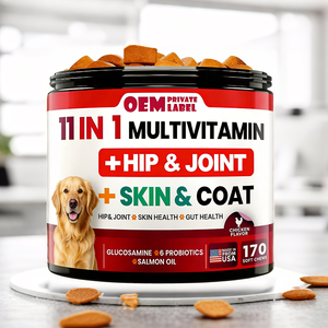 Suplemento OEM para Cadera y Articulaciones para Perros, Multivitamínico Masticable, Vitaminas de Marca Privada para Perros - Product Image 1