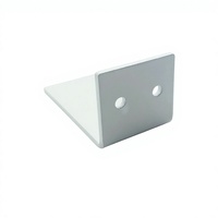 Support de suspension flottant en acier inoxydable en forme de L à 90 degrés pour étagère de rangement, cadre de support de charge