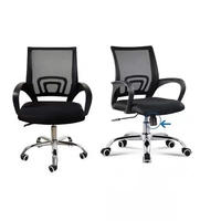 Usine en gros chaise de personnel de bureau maille dos cinq mâchoires roue en acier rotatif réglable hauteur chaise de bureau de style nordique moderne
