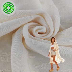 Exquisito Tejido de Algodón con Patrón de Espiga y Encaje Bordado Blanco <span class=keywords><strong>para</strong></span> Faldas de Niñas/Mujeres - Product Image 1