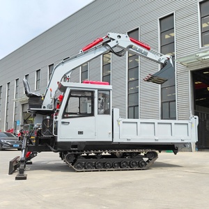 5 Ton Agricultural <b>Tracked</b> Dump Truck with Excavator Bulldozer 35km/h Factory Direct Sale - Product Image 5
