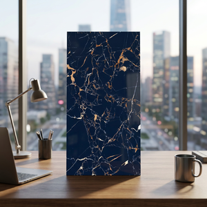 Blue Portoro Super Series 24x48 Inch Double Loading Porcelain Tiles Luxury Gloss Collection - Product Image 2