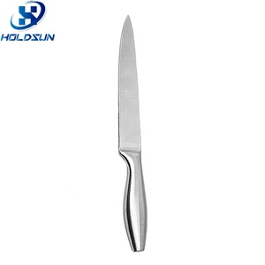 Cuchillo profesional ecológico de acero inoxidable de 8 pulgadas para cortar carne y frutas con mango hueco cómodo para uso en la cocina - Product Image 2