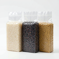 Sacs sous vide transparents personnalisés avec logo ECO pour l'emballage des haricots noirs, utilisation en gros, qualité alimentaire, impression