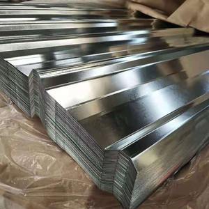 เหล็กแผ่นลูกฟูกชุบสังกะสีขนาด 0.8 มม. วัสดุหลังคาสังกะสีและเหล็ก วัสดุเหล็กเก่าจากการใช้งานแผ่นเหล็กชุบสังกะสี - Product Image 3