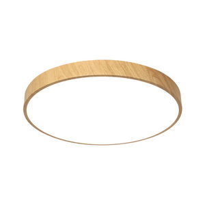 Phong cách Bắc Âu siêu mỏng gỗ-hạt Trần Đèn ironwork cơ sở với Acrylic bìa cho nghiên cứu & phòng ngủ đơn giản hành lang sử dụng - Product Image 4