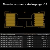 Sensor de Fuerza para Celdas de Carga y Básculas: Medidor de Resistencia Personalizado BF350, Serie Completa OEM ODM Modelos AA BB FB FG HA