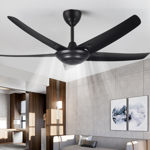 Hiện đại trang trí phòng ngủ DC động cơ điều khiển từ xa 5 Blade im lặng LED quạt trần - Product Image 3