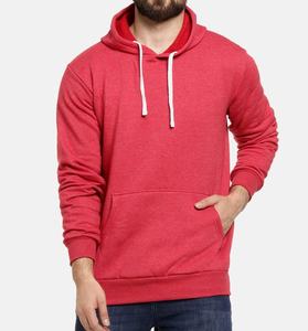 OEM Custom Logo Men's <b>Black</b> Pullover Cotton <b>Hoodie</b> Fashion Long Sleeve Blank Hoodies Regular Fit 100% Cotton <b>Plain</b> Dyed - Product Image 6