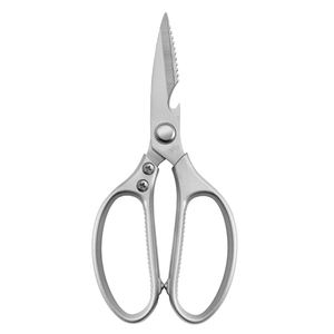 Ciseaux à volaille en aluminium à poignée confortable avec ouvre-bouteille et <span class=keywords><strong>casse</strong></span>-noisette pour la cuisine à domicile pour la viande légumes barbecue - Product Image 1