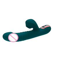 Vibromasseur G-Spot en silicone médical à 10 vitesses, chauffage automatique, rechargeable par USB, 20 fréquences, 100% étanche