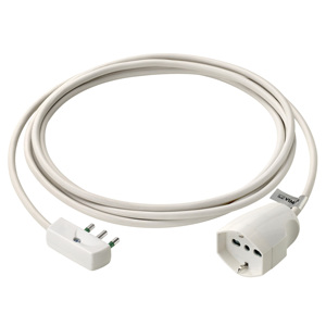 <b>Extension</b> Cord 14 M White With <b>Plug</b> And <b>Socket</b> For Indoor Use - Product Image 1