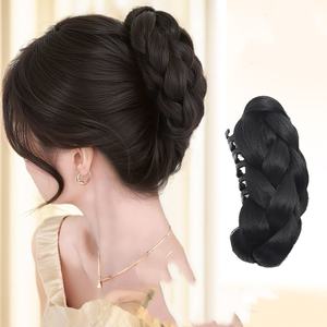 Paquete <span class=keywords><strong>de</strong></span> extensiones <span class=keywords><strong>de</strong></span> <span class=keywords><strong>cabello</strong></span> <span class=keywords><strong>de</strong></span> aspecto natural <span class=keywords><strong>con</strong></span> textura <span class=keywords><strong>de</strong></span> <span class=keywords><strong>trenza</strong></span> torcida, fabricante <span class=keywords><strong>de</strong></span> moños para el <span class=keywords><strong>cabello</strong></span>, extensiones <span class=keywords><strong>de</strong></span> <span class=keywords><strong>cabello</strong></span> <span class=keywords><strong>con</strong></span> textura <span class=keywords><strong>de</strong></span> clip en la parte posterior <span class=keywords><strong>de</strong></span> la cabeza - Product Image 1