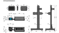 ActionLasers Nouvelle machine de marquage laser à fibre volante refroidie par air CNC prenant en charge les formats DWG/DST avec fonction automatique ActionLasers