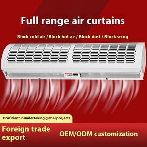 Large Air Volume Industrial Door <b>Curtain</b> Machine Commercial 1.2/1.5/1.8/2 Meters Strong Flow With Core Motor Component Industria - Product Image 2