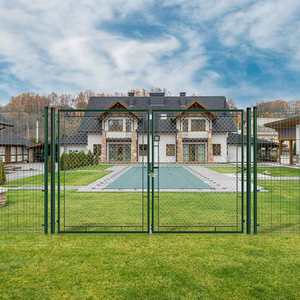 Puerta de esgrima de cadena de malla de alambre de jardín/Patio resistente de calidad de Venta caliente de <span class=keywords><strong>3x2</strong></span> m - Product Image 1