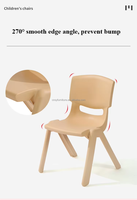 Chaise en plastique moderne de haute qualité pour enfants, idéale pour la maternelle, la maison, la salle de classe, l'appartement, design empilable coloré, cadre pour la maternelle