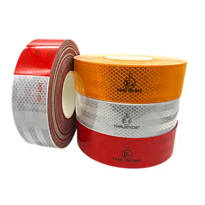 Diamond Grade Prismatic Premium Quality DOTC2 Reflective Adhesive Tape For Truck