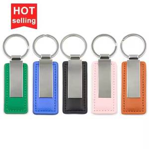 Wholesale Personalized Design Gift <strong>Engrave</strong> <strong>Name</strong> Business <strong>Blank</strong> Keyring Key Chain Car Brand Logo Custom Leather <strong>Keychain</strong> - Product Image 1