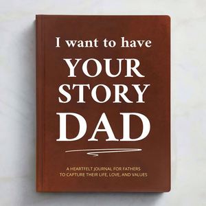Custom High Quality Your Story Leather-Bound Hardcover A5 Thread Sewing Bound 128 Sheets Birthday Mother's Day Gift Guided - Product Image 4
