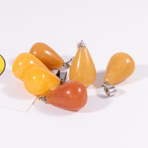 Naturelles Semi-précieuses <span class=keywords><strong>Unakite</strong></span> Goutte D'eau Pendentif Collier Pierres Précieuses <span class=keywords><strong>Perles</strong></span> De Cristal Collier - Product Image 5