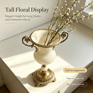 Dipinta A mano orchidea farfalla di ceramica vaso di fiori elegante decorativo per <span class=keywords><strong>la</strong></span> casa vaso di fiori - Product Image 5
