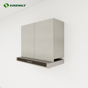 Mobile da Cucina Prefabbricato Moderno <span class=keywords><strong>con</strong></span> Accessori Impermeabili, Angolare, Personalizzabile, <span class=keywords><strong>con</strong></span> Lavello e Mobiletto Interno, Modanatura a Corona e <span class=keywords><strong>Cappa</strong></span> - Product Image 1