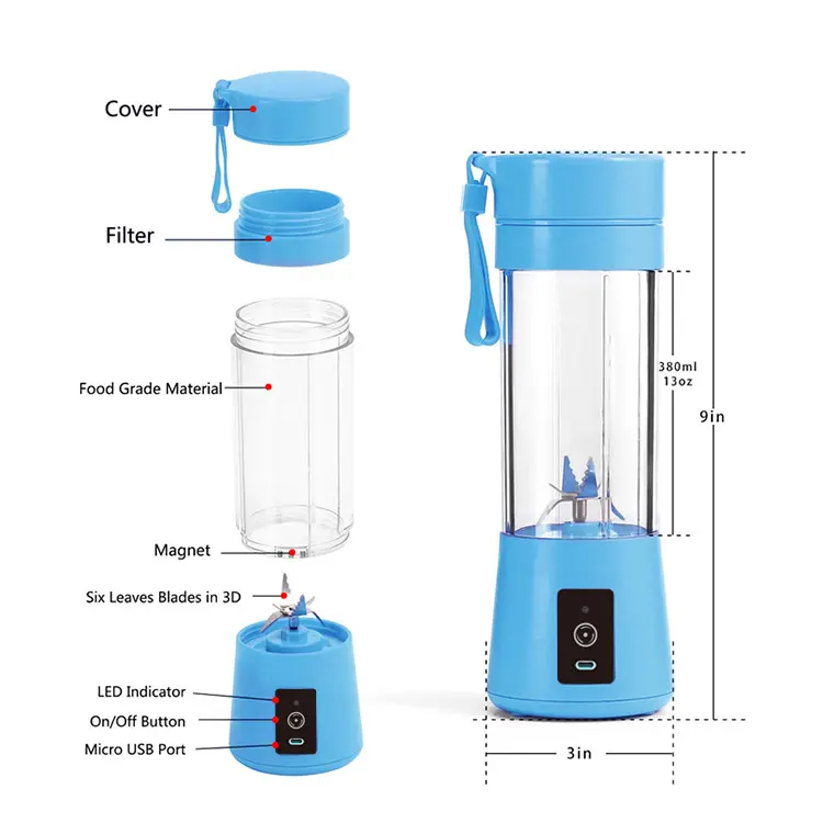 multi functional vegetable digital smart automatic milk shake national fruit electric blender mixer mini for juice