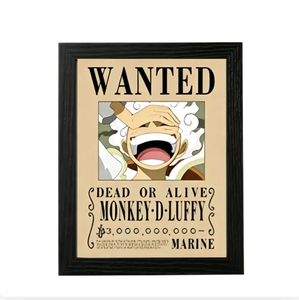 Poster 3D Lenticolare con Tema Anime, Cornice Inclusa, in PET, con Effetto Movimento, Ispirato a Cartoni Animati Classici Famosi, Basso MOQ, Best Seller - Product Image 1