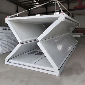 Casa Modular Prefabricada de 20 pies, Contenedor Plegable en Z, Casa Móvil Prefabricada, Oficina de Campamento, Contenedor de Almacenamiento - Product Image 1