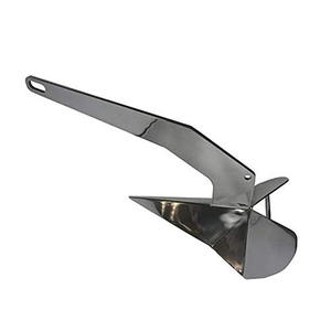 Ancre de bateau Delta en acier inoxydable 316 poli miroir Sunstar, moulage par investissement, pour rénovation/mise à niveau de yacht - Product Image 1