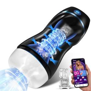 Masturbador Masculino Interativo com Sucção, Brinquedo de Sexo com Controle por APP, Bomba Peniana com Vibração e Sucção, Pocket Pussy Automática para Homens - Product Image 1