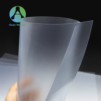 Feuille de PVC rigide mate transparente pour la publicité et l'impression