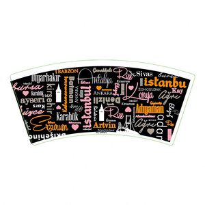 Material de Papel para Vasos de Café, Abanicos de Papel para Vasos de Bebidas Calientes - Product Image 6