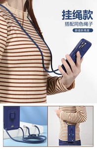 Stylish đa chức năng điện thoại bảo vệ trường hợp đối với Samsung S23 FE S24 siêu A55 A15 chủ thẻ có thể điều chỉnh dây đeo multi-loại trường hợp - Product Image 3