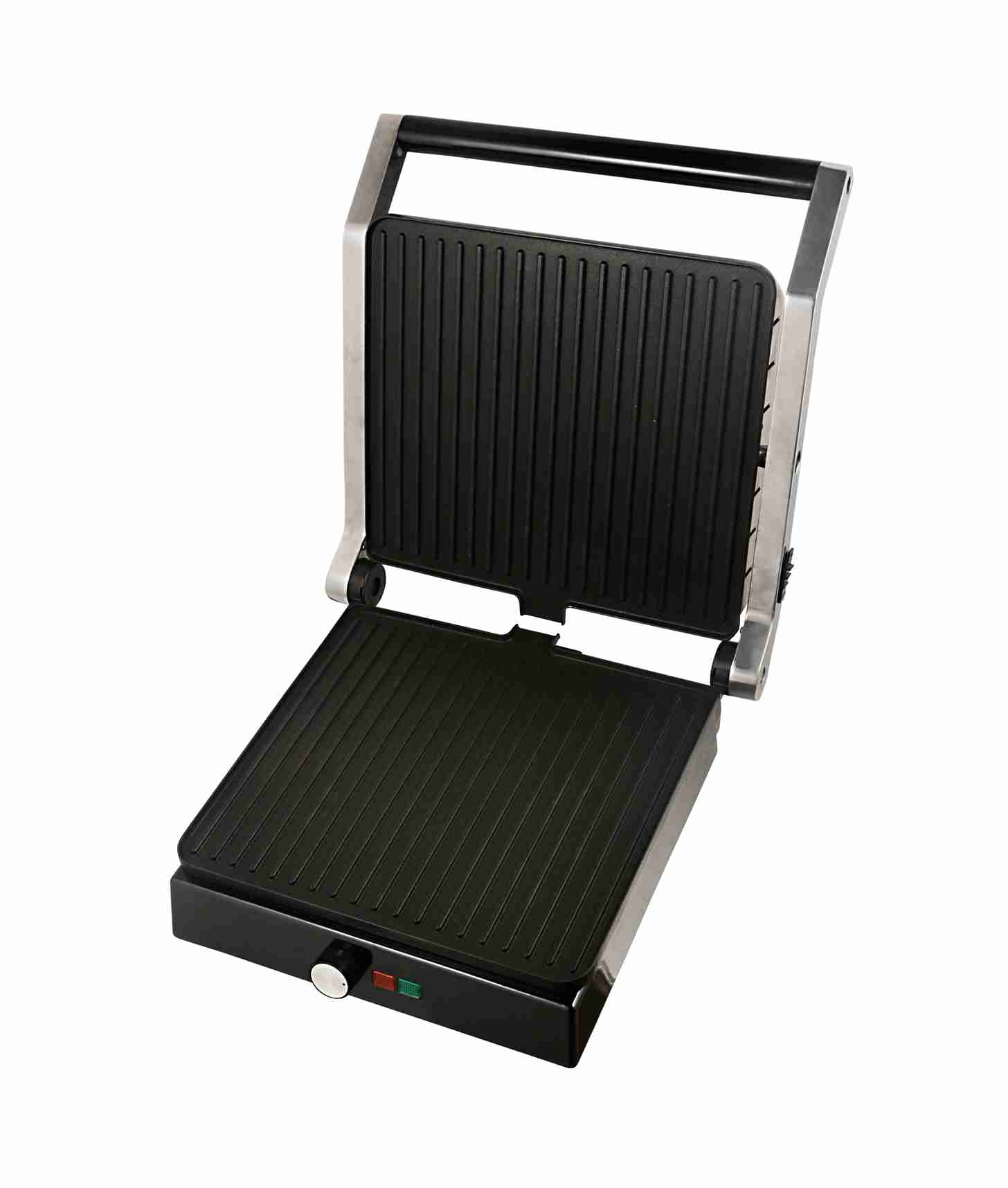 Профессиональный S/S корпус сэндвич-пресс гриль для барбекю антипригарная пластина и холодная сенсорная ручка Panini maker контактный гриль