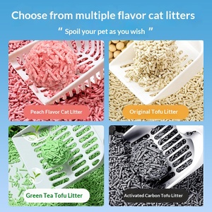 Lettiera per Gatti OEM ODM, Vendita all'Ingrosso di Lettiera al Tofu Senza Polvere, Biodegradabile, di Grado Alimentare, Bentonite Mista, Profumata alla Frutta - Product Image 3