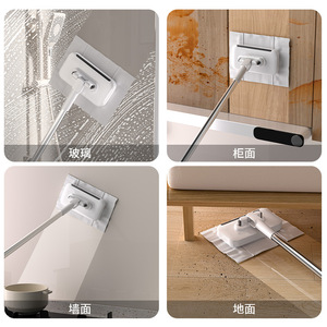 Dropshipping Shopify No Dirty Hands Lazy Multifunctional Household Flat Face Towel Cloth Dedicated Auto Clamp Small Mop - Product Image 6