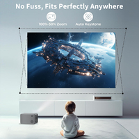 Mini projecteur 4K Full Hd portable Smart Tv Outdoor Home Cinéma Projecteurs de jeux vidéo Android 9 WIFI Mobile Phone Proyector