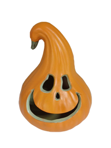 2025 dekorasi halloween populer labu plastik dengan lampu AC - Product Image 4