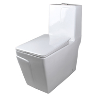 Meilleure vente Design Sanitaire Double Chasse D'eau Salle De Bains Toilette S-trap Moderne Cabinets D'eau Minimaliste Une Pièce En Céramique 5 Ans 180mm
