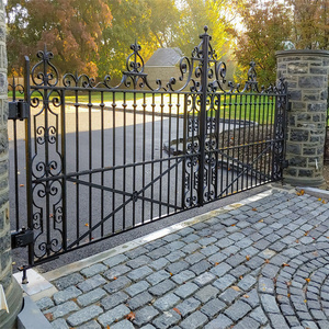 CBMmart Modern Steel <strong>Gate</strong> <strong>Grill</strong> <strong>Design</strong>/house <strong>Latest</strong> Main Swing Simple Driveway Wrought Iron <strong>Gate</strong> - Product Image 2