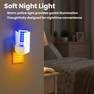 <span class=keywords><strong>Piège</strong></span> à mouches d'intérieur en gros, plaque collante 3 faces, lampe LED de bureau rechargeable USB-C, <span class=keywords><strong>piège</strong></span> à mouches et insectes volants pour usage domestique - Product Image 5