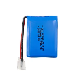 Li-ion Polymer Battery Pack Atacado Bateria Recarregável UFX 703040-2P1500mAh 3.7V Bateria de iões de lítio